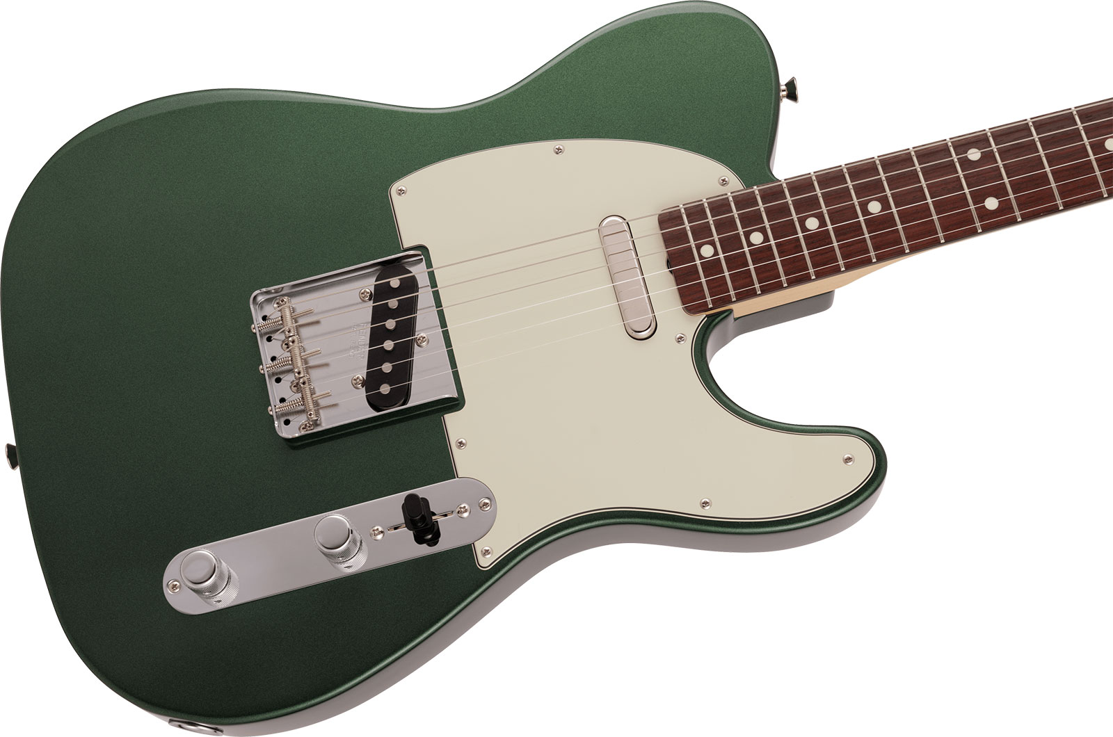 Fender Tele Traditional 60s Mij 2s Ht Rw - Aged Sherwood Green Metallic - Televorm elektrische gitaar - Variation 2