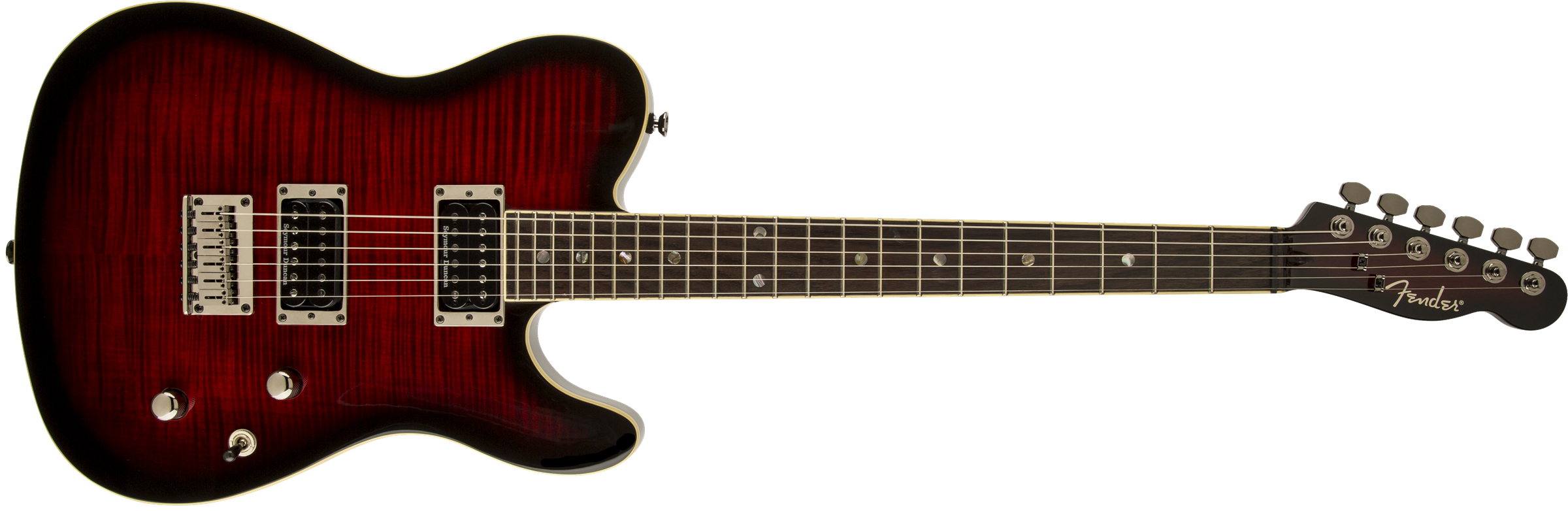 Fender Telecaster Korean Special Edition Custom Fmt (lau) - Black Cherry Burst - Televorm elektrische gitaar - Variation 1