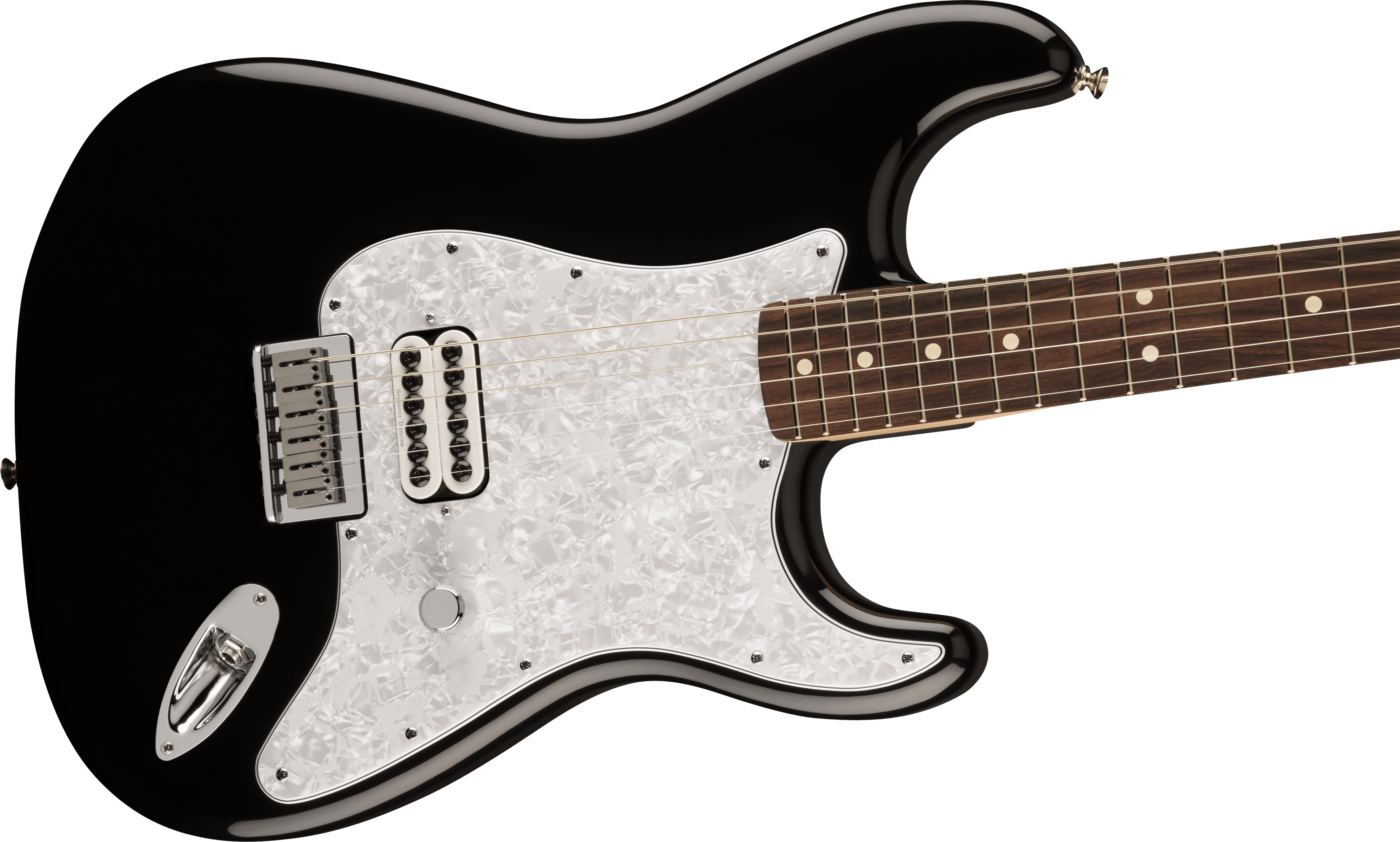 Fender Tom Delonge Ltd Mex Signature 1h Ht Rw - Black - Elektrische gitaar in Str-vorm - Variation 3