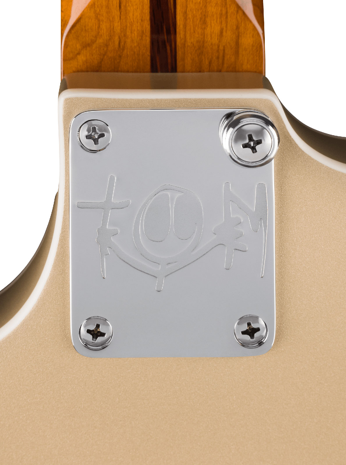 Fender Tom Delonge Starcaster 1h Seymour Duncan Ht Rw - Satin Shoreline Gold - Retro-rock elektrische gitaar - Variation 3