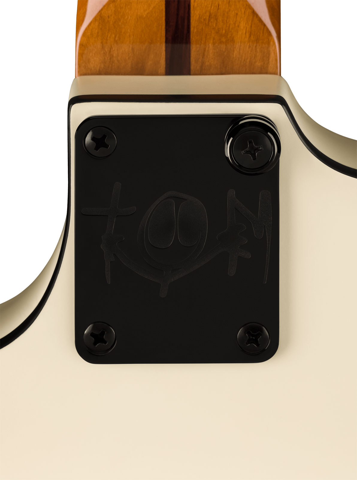Fender Tom Delonge Starcaster Signature 1h Seymour Duncan Ht Rw - Satin Olympic White - Semi hollow elektriche gitaar - Variation 3
