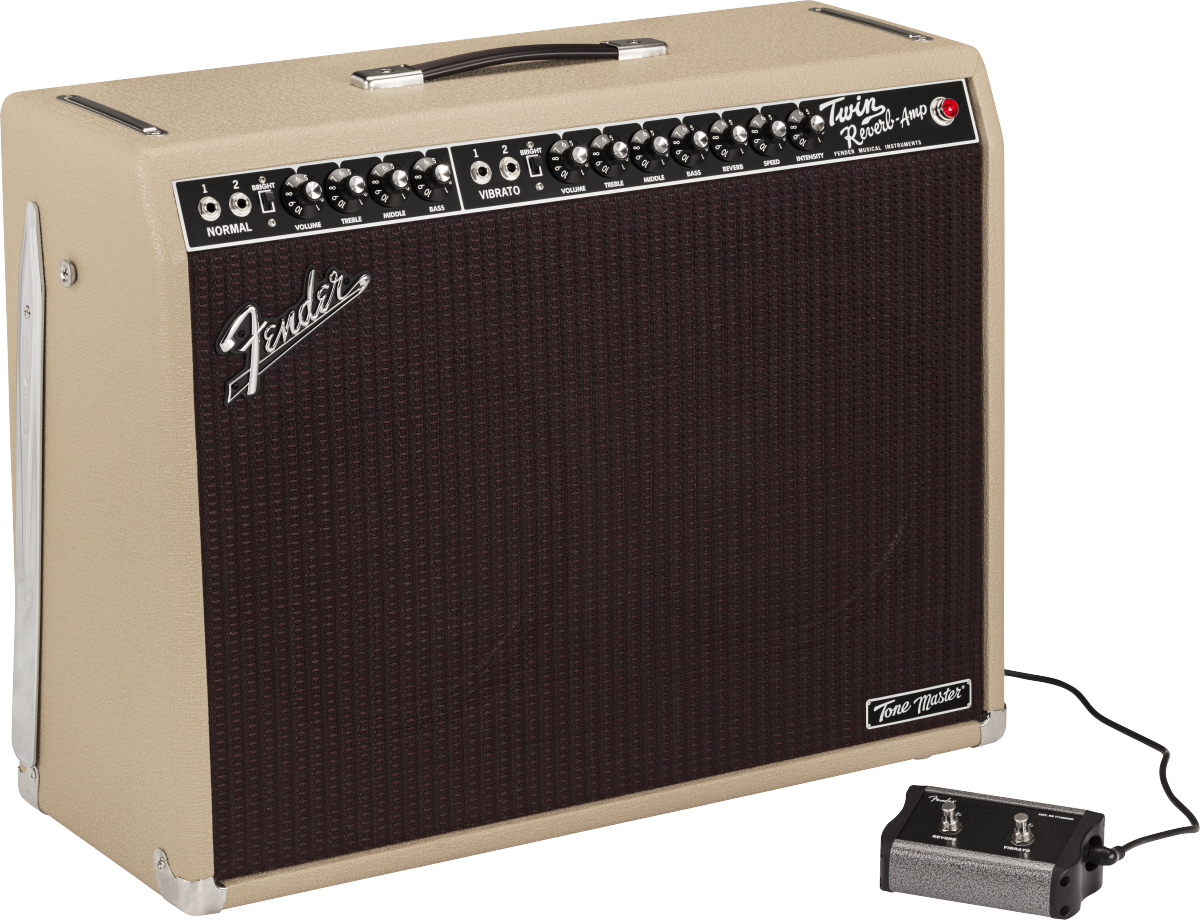 Fender Tone Master Twin Reverb 200w 2x12 Blonde - Combo voor elektrische gitaar - Variation 3