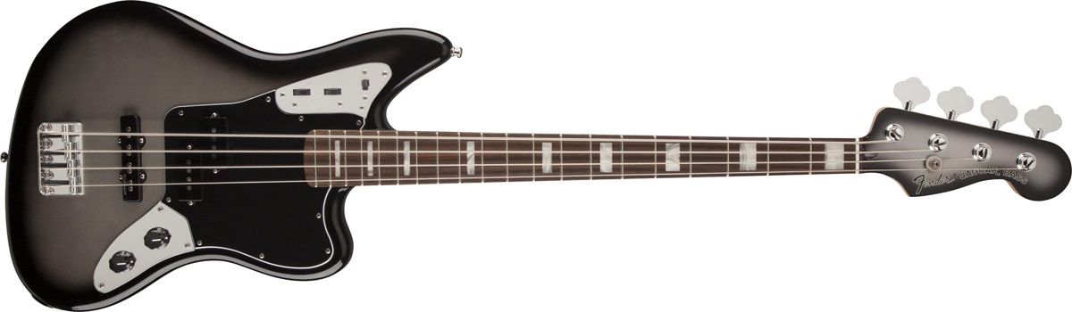 Fender Jaguar Bass Troy Sanders Signature - Silverburst - Solid body elektrische bas - Variation 1