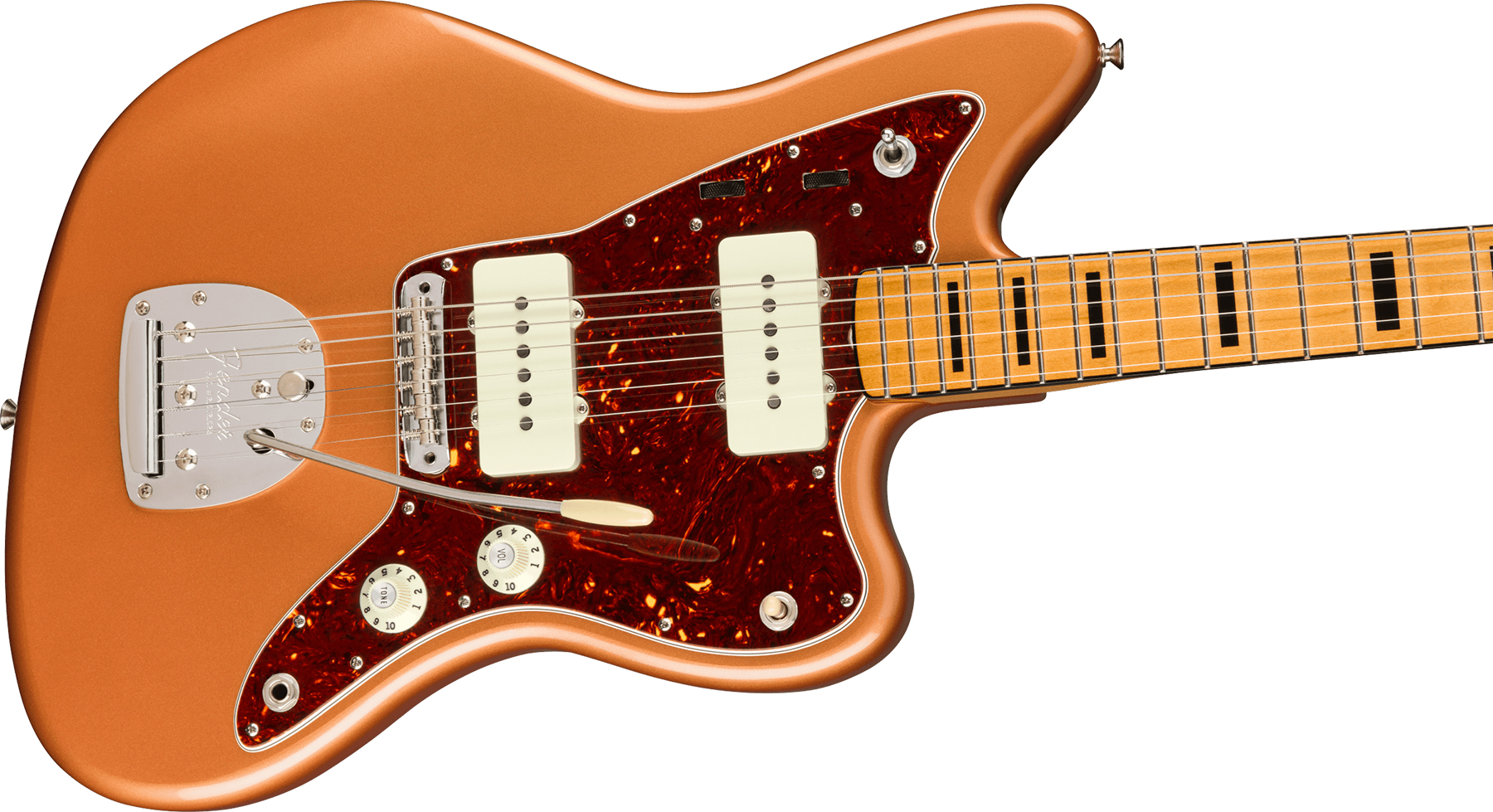 Fender Troy Van Leeuwen Jazzmaster Signature Mex Mn - Copper Age - Retro-rock elektrische gitaar - Variation 2