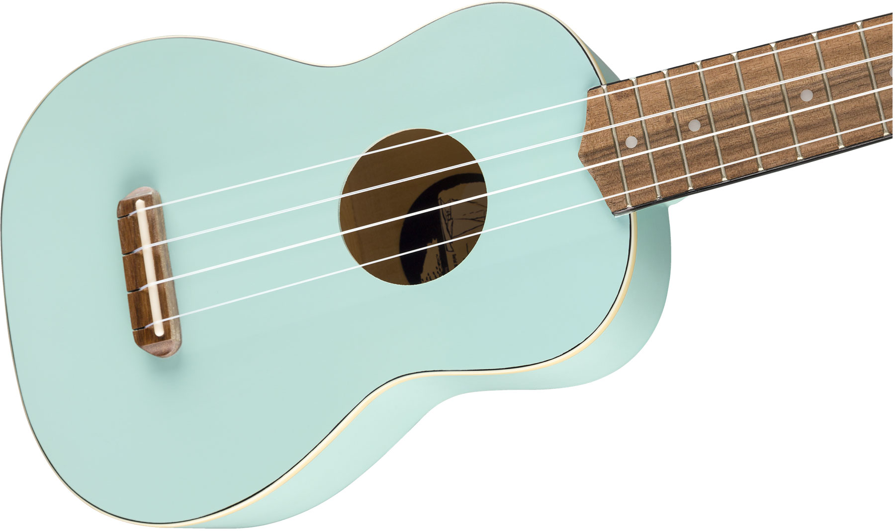 Fender Venice Soprano Uke California Coast Wal - Daphne Blue - Ukulele - Variation 2