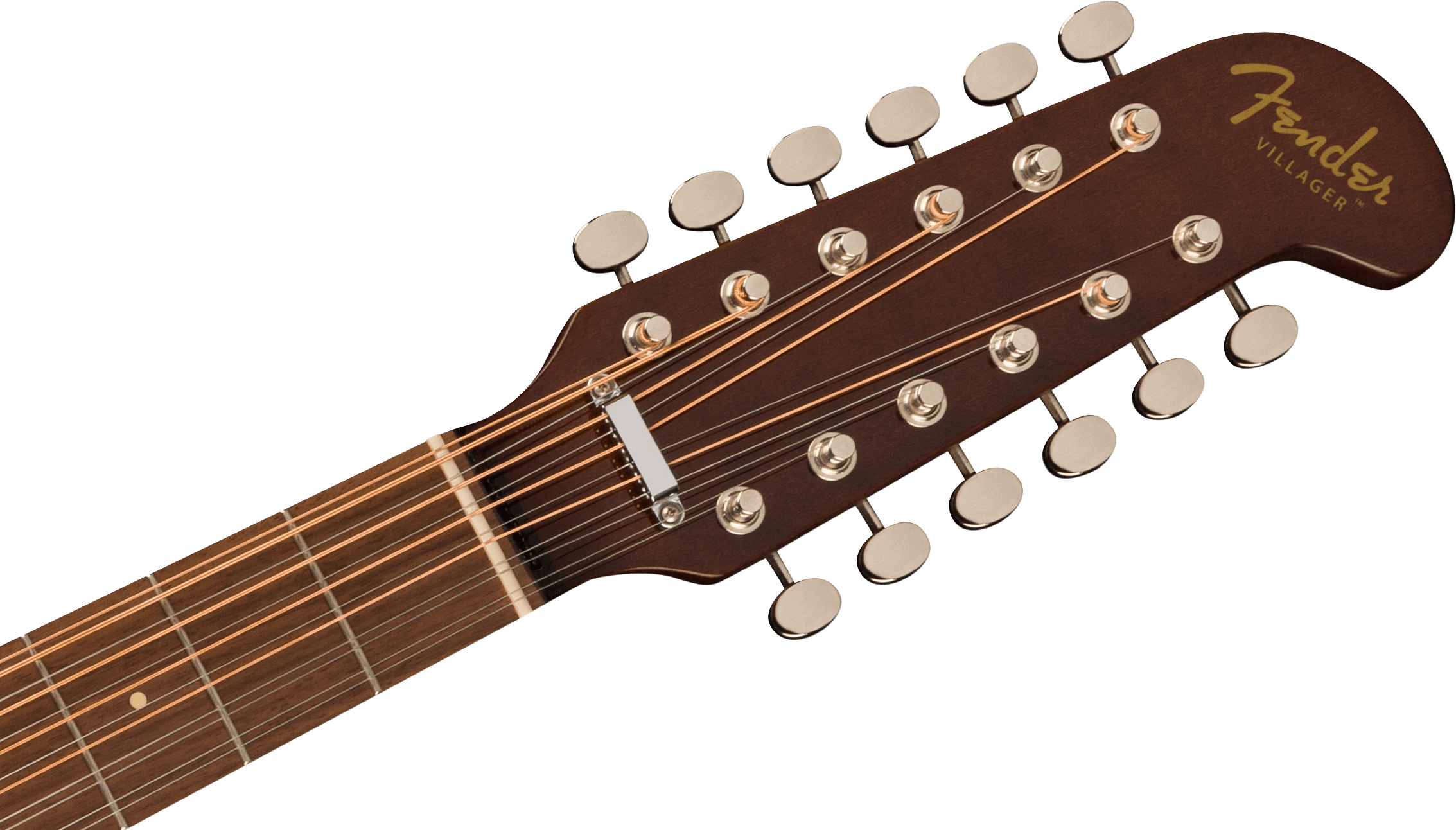 Fender Villager 12 De Epicea Sapelle Wal - Natural - Elektro-akoestische gitaar - Variation 3