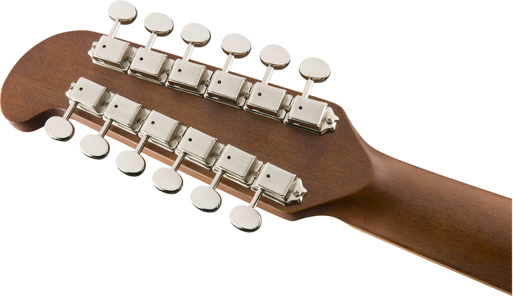 Fender Villager 12-string Dreadnought Cw 12c Epicea Acajou Wal - Black - Elektro-akoestische gitaar - Variation 3
