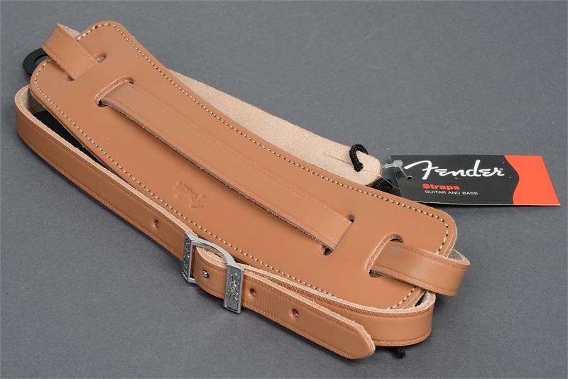 Fender Vintage Deluxe Leather Strap Natural - Gitaarriem - Variation 1