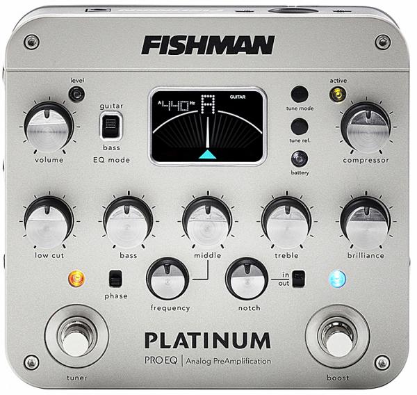 Akoestische voorversterker Fishman                        Platinum Pro EQ/DI Analog Preamp