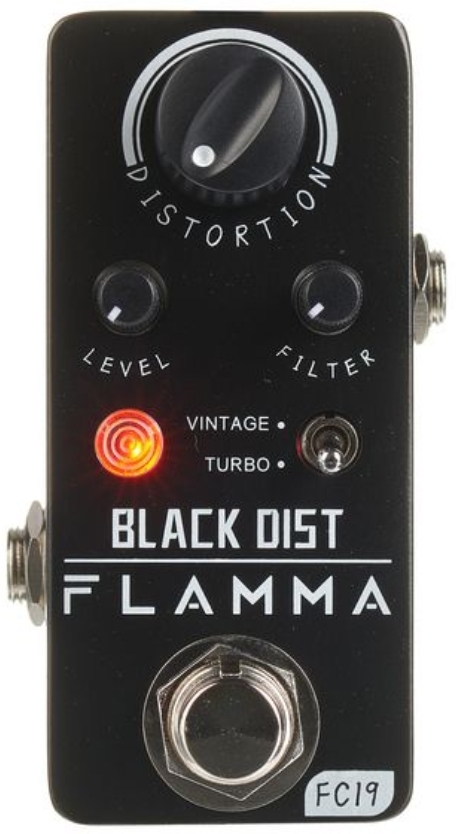 Flamma Fc19 Black Distortion - Overdrive/Distortion/fuzz effectpedaal - Main picture