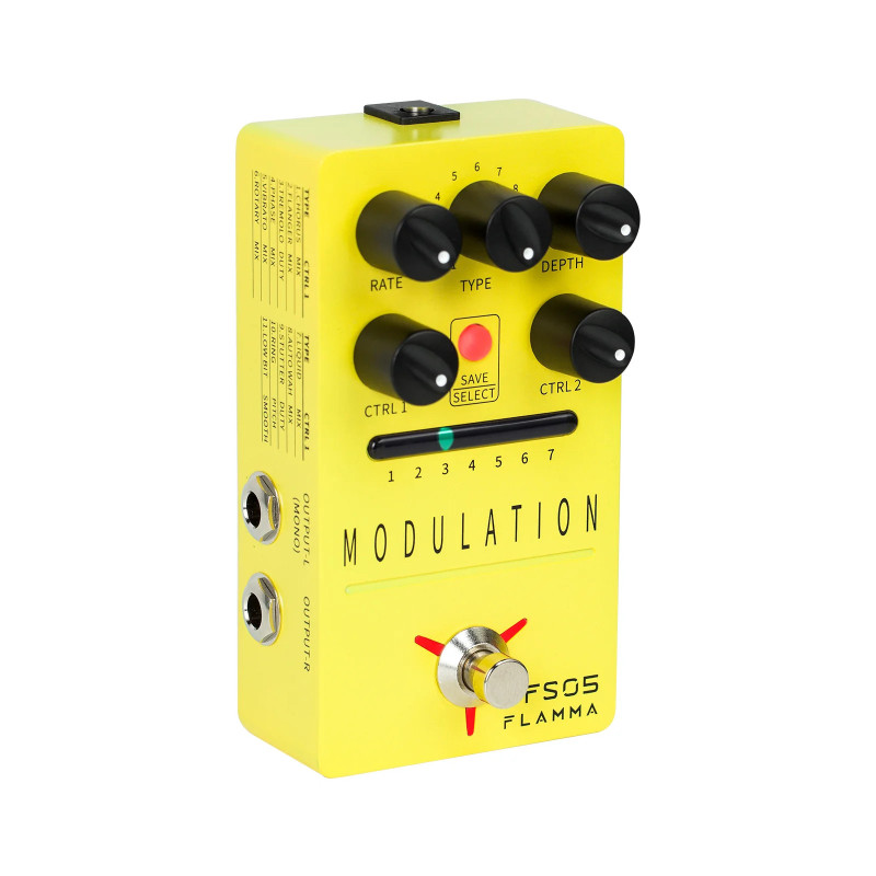 Flamma Fs05 Modulation - Modulation/chorus/flanger/phaser en tremolo effect pedaal - Variation 1