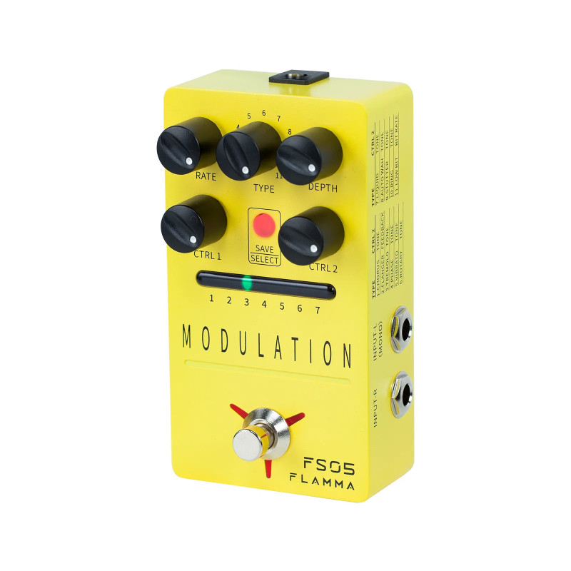 Flamma Fs05 Modulation - Modulation/chorus/flanger/phaser en tremolo effect pedaal - Variation 2