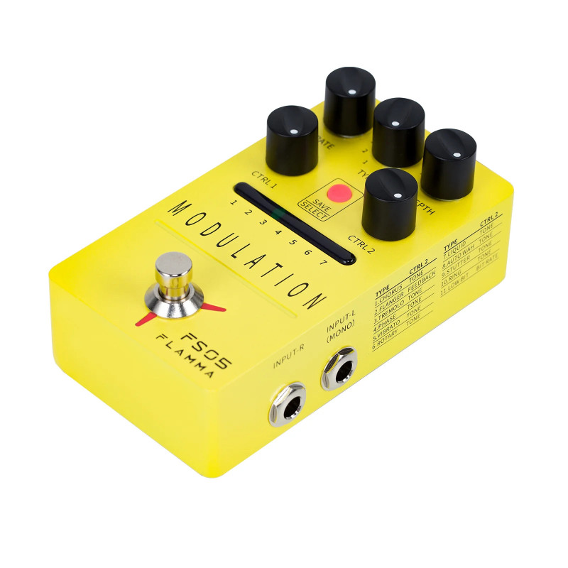 Flamma Fs05 Modulation - Modulation/chorus/flanger/phaser en tremolo effect pedaal - Variation 3