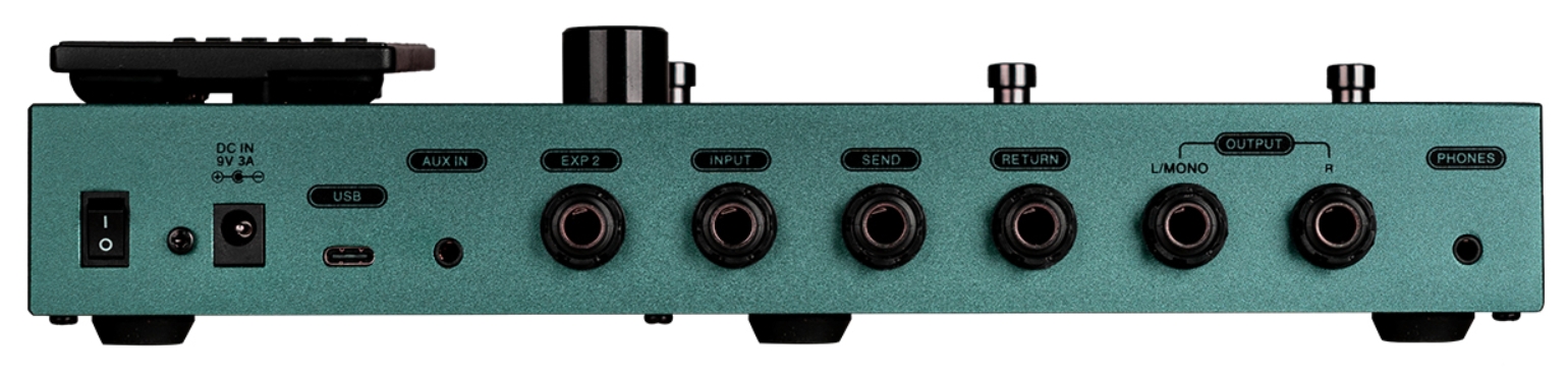 Flamma Fx150b Battery Guitar Multi Effects Nebula Green - Multieffecten Pedaal voor Electrische Gitaar - Variation 2