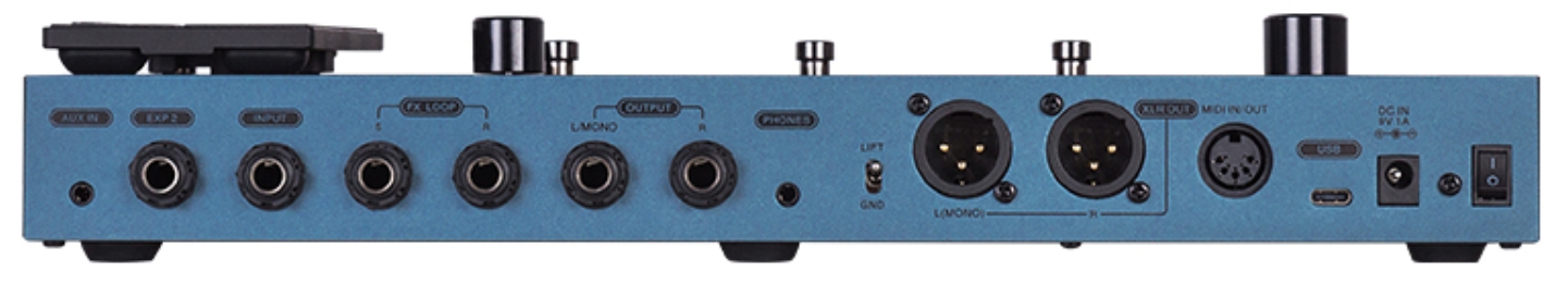 Flamma Fx200 Guitar Multi Effects Galaxy Blue - Multieffecten Pedaal voor Electrische Gitaar - Variation 3