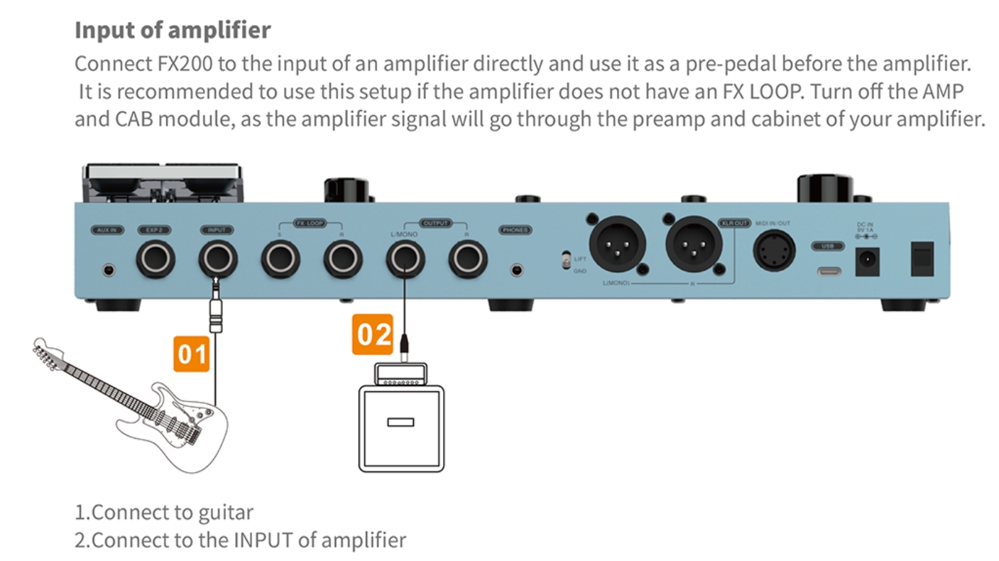 Flamma Fx200 Guitar Multi Effects Pink - Multieffecten Pedaal voor Electrische Gitaar - Variation 9