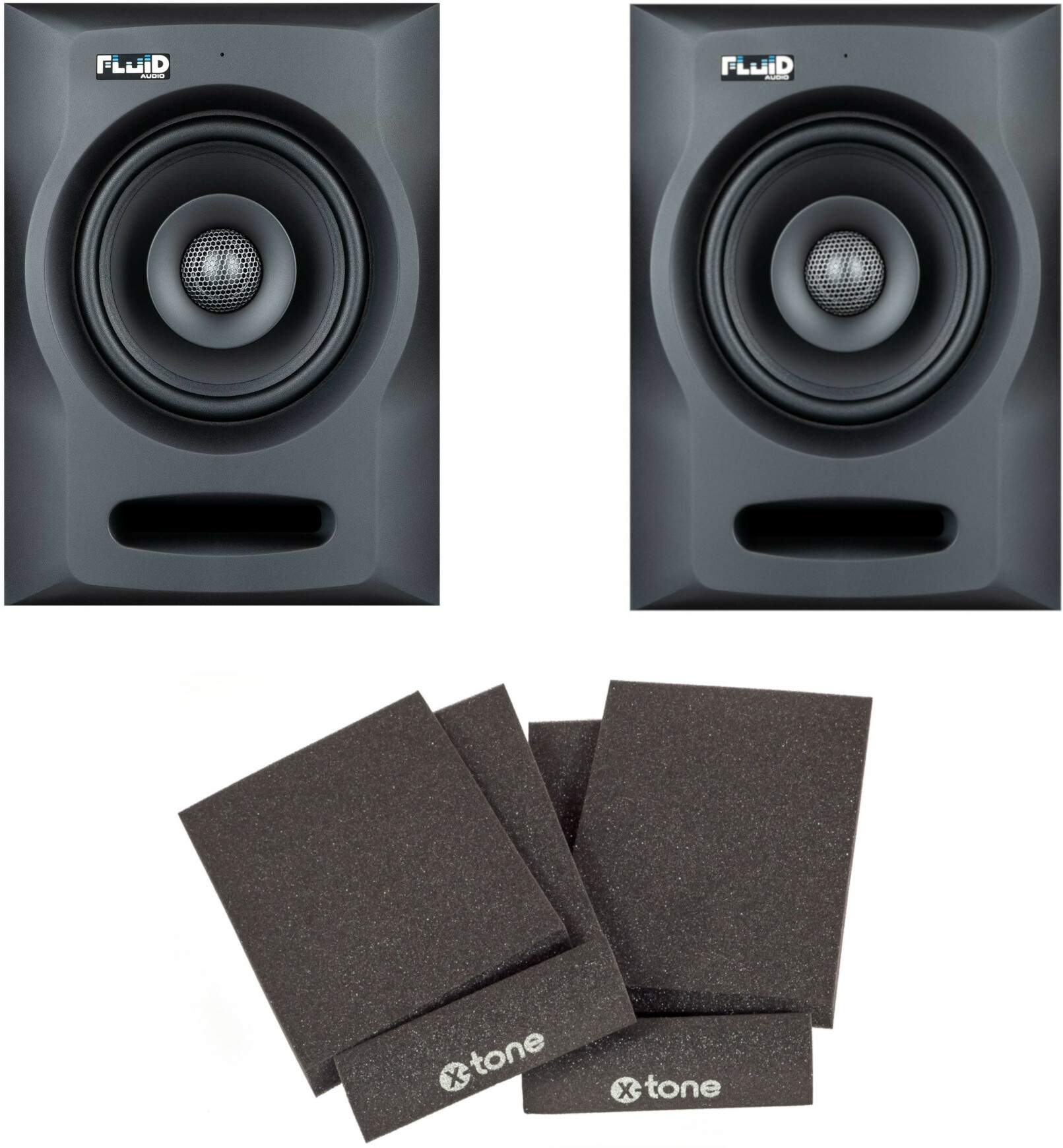 Fluid Audio Pack Paire De Fx 50 + Mousses Isolantes  X-tone Xi 7001 - Actieve studiomonitor - Main picture