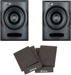 Actieve studiomonitor Fluid audio Pack Paire de FX 80 + Mousses Isolantes  X-TONE xi 7001