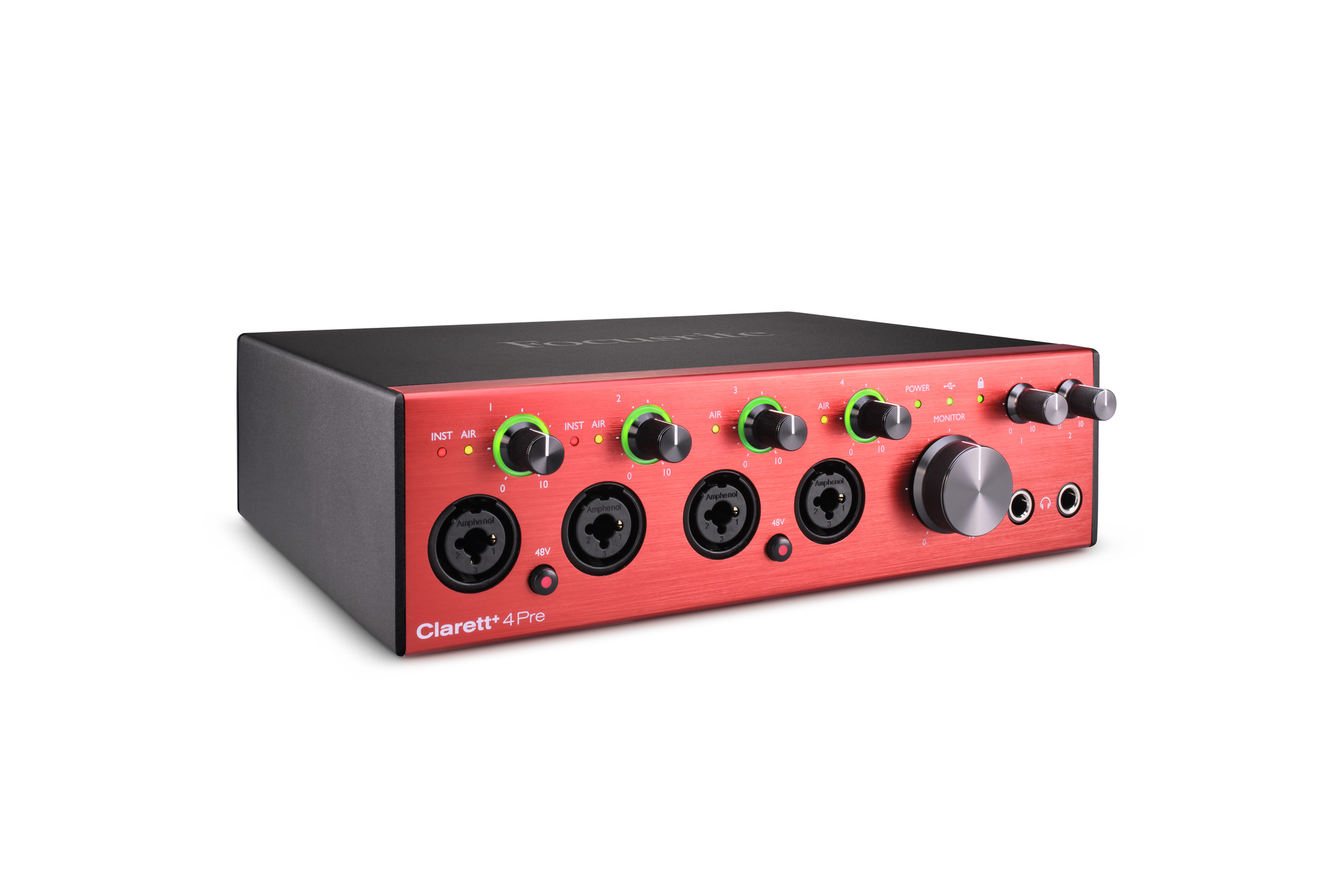 Focusrite Clarett + 4 Pre - USB audio-interface - Variation 2