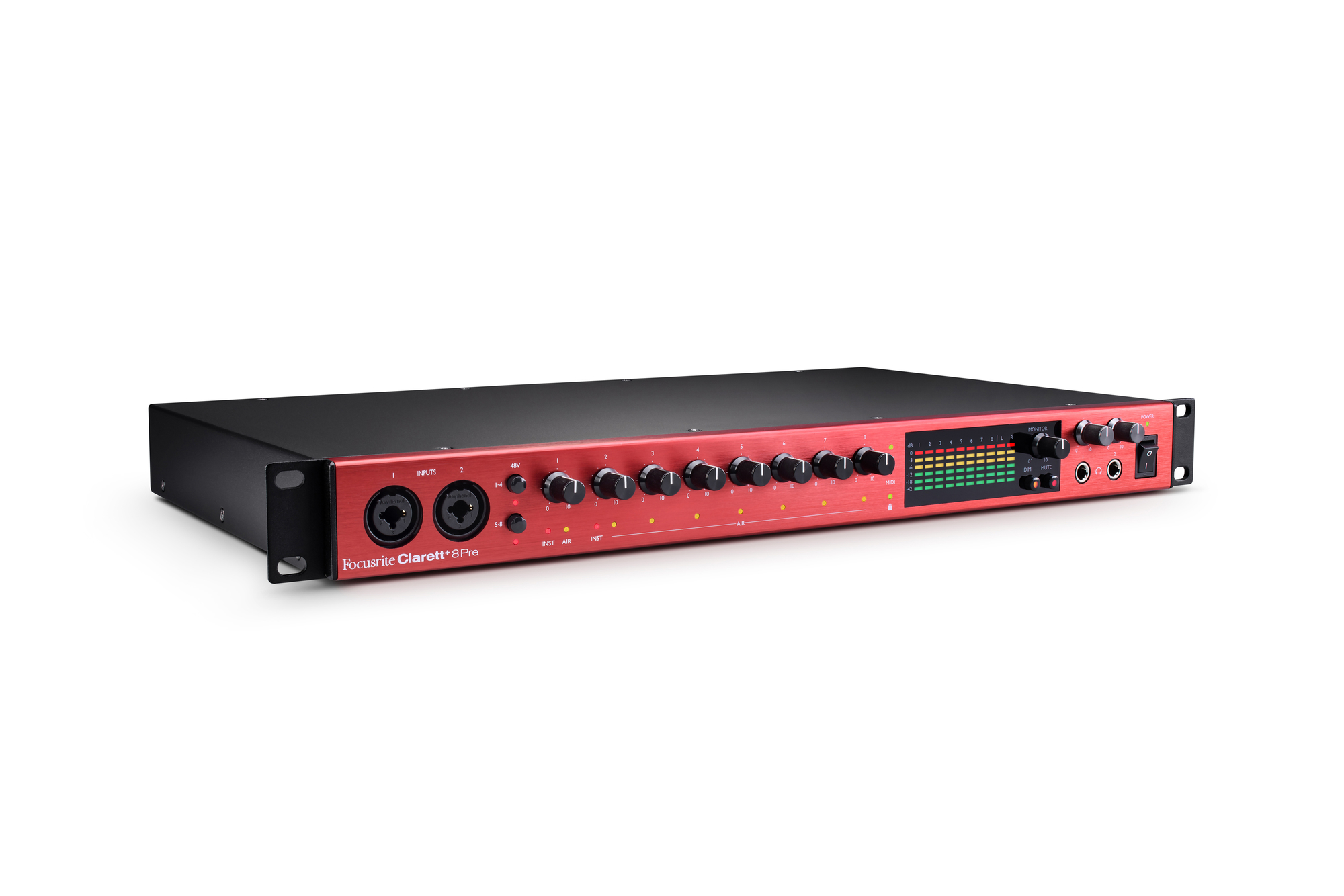 Focusrite Clarett + 8 Pre - USB audio-interface - Variation 1