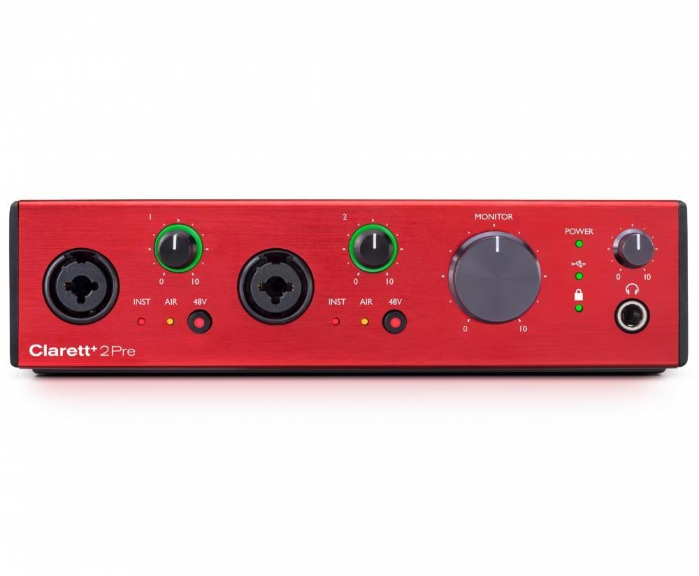 Usb audio-interface Focusrite Clarett + 2 Pre