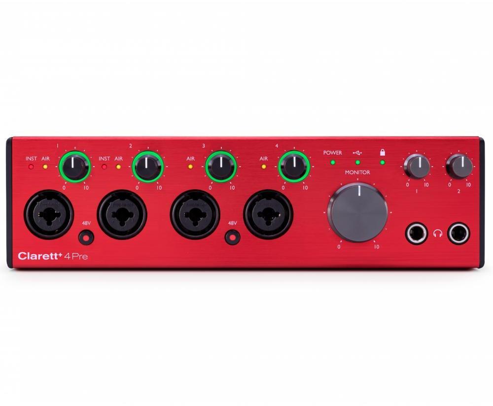 Usb audio-interface Focusrite Clarett + 4 Pre