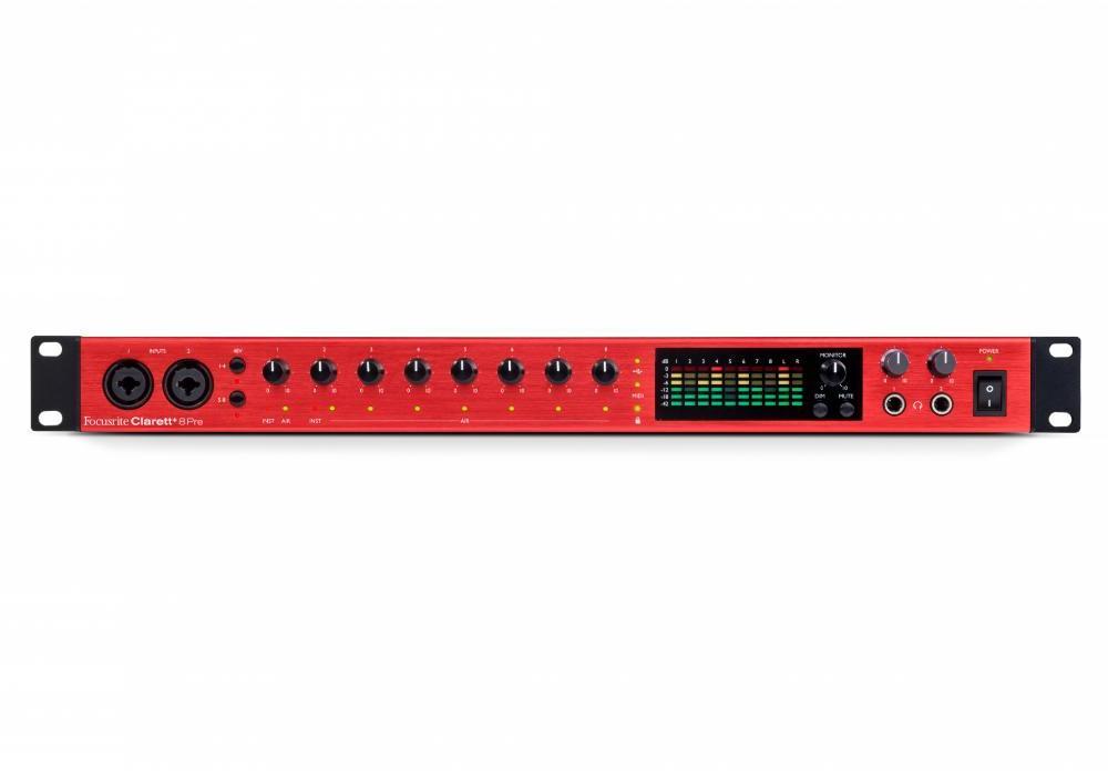 Usb audio-interface Focusrite Clarett + 8 Pre