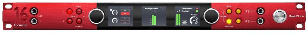 Thunderbolt audio-interface Focusrite Red 16 line