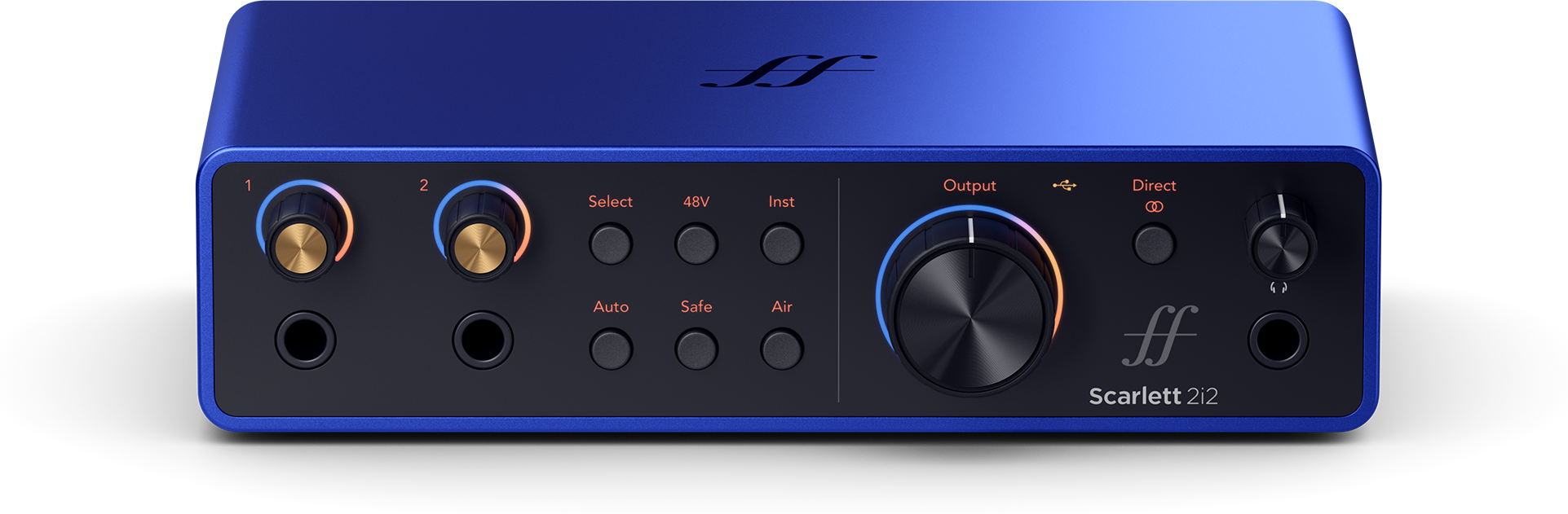 Focusrite Scarlett 2i2 G4 Ae Blue - USB audio-interface - Main picture