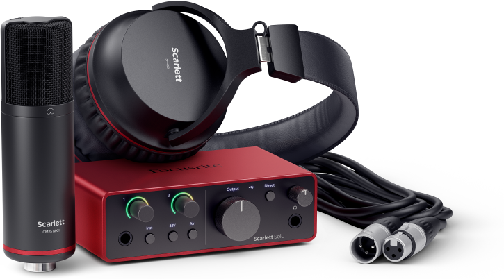 Focusrite Scarlett Solo G4 Studio - Home studio set - Main picture