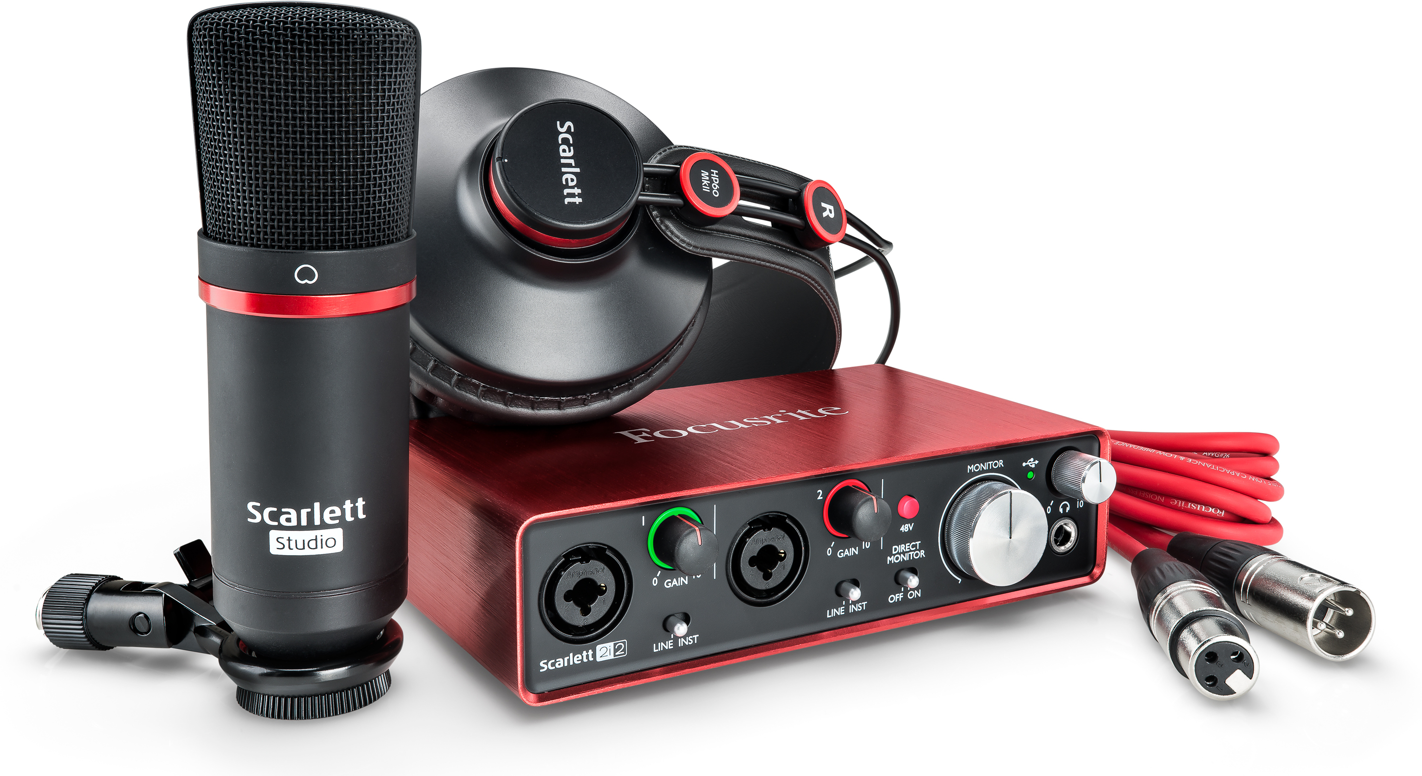 Focusrite Scarlett2 2i2 Studio - Home studio set - Main picture