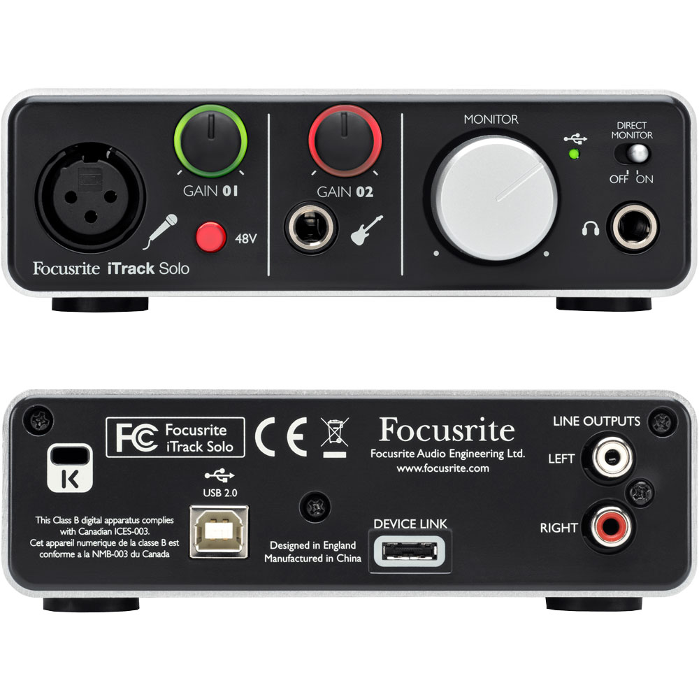 Focusrite Itrack Solo Lightning - Iphone / Ipad audio-interface - Variation 1