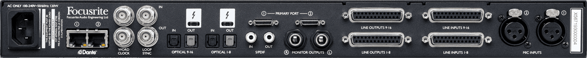 Focusrite Red 16 Line - Thunderbolt audio-interface - Variation 1
