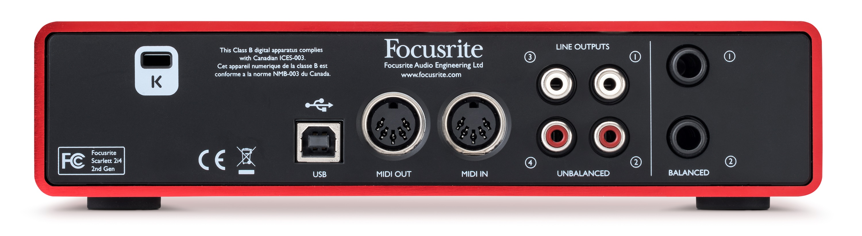 Focusrite Scarlett2 2i4 - USB audio-interface - Variation 1
