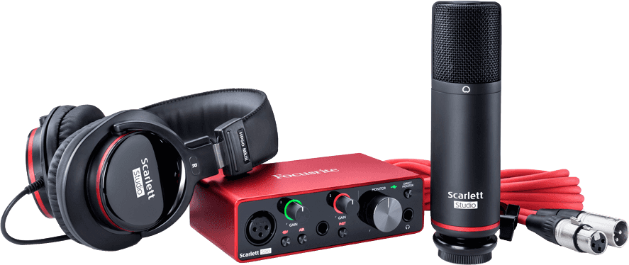 Focusrite Scarlett 3 Solo Studio - Home studio set - Variation 1