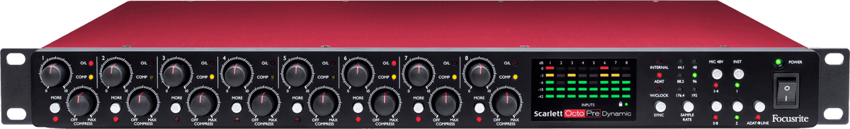 Focusrite Scarlett Octopre Dynamic - Voorversterker - Variation 1