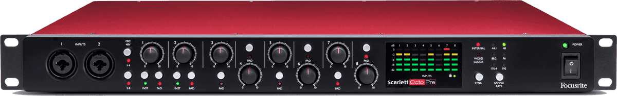 Focusrite Scarlett-octopre - Voorversterker - Variation 2