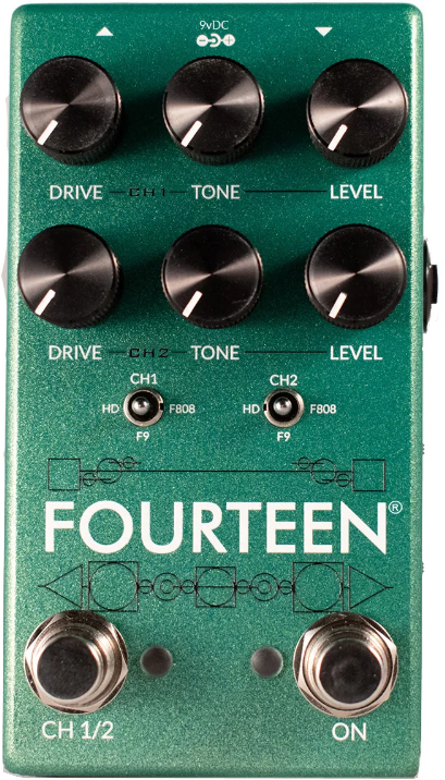Fortin Amps Fourteen Dual Boost Overdrive - Overdrive/Distortion/fuzz effectpedaal - Main picture