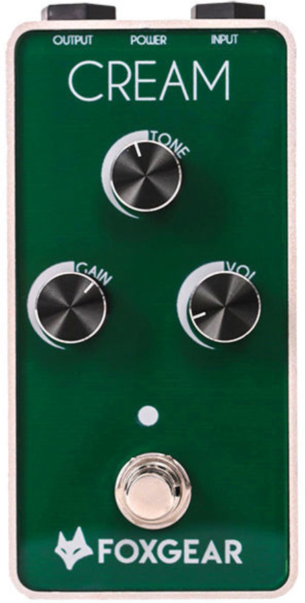 Foxgear Cream Overdrive - Overdrive/Distortion/fuzz effectpedaal - Main picture