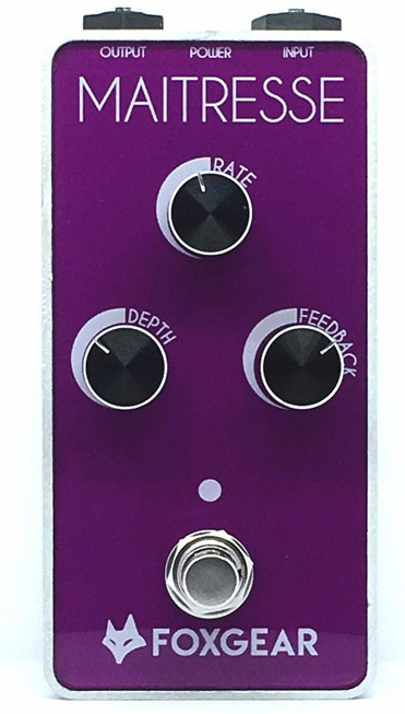 Foxgear Maitresse Flanger - Modulation/chorus/flanger/phaser en tremolo effect pedaal - Main picture