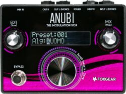 Modulation/chorus/flanger/phaser en tremolo effect pedaal Foxgear ANUBI MODULATION BOX