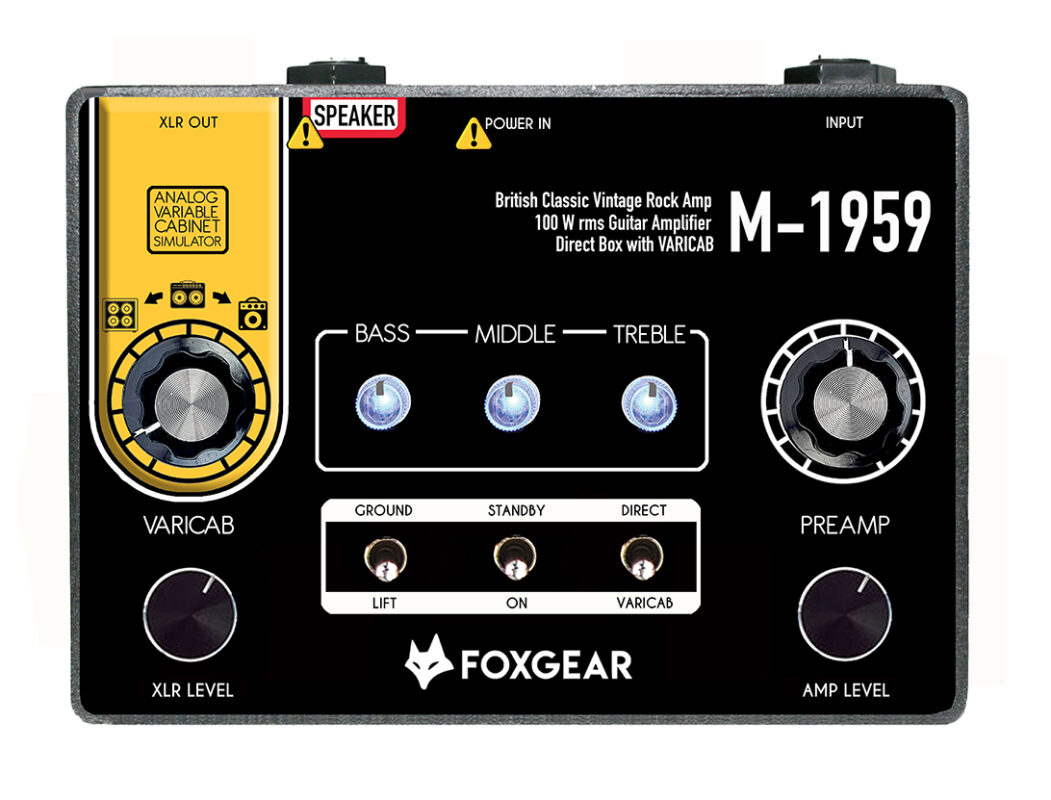 Foxgear M-1959 Miniamp 100w 4 Ohm - Gitaarversterker top - Main picture