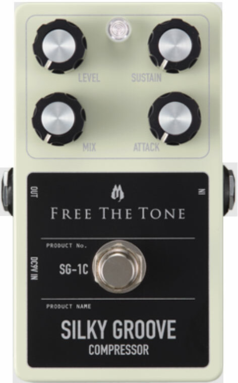 Free The Tone Silky Groove Sg-1c Compressor - Compressor/sustain/noise gate effect pedaal - Main picture