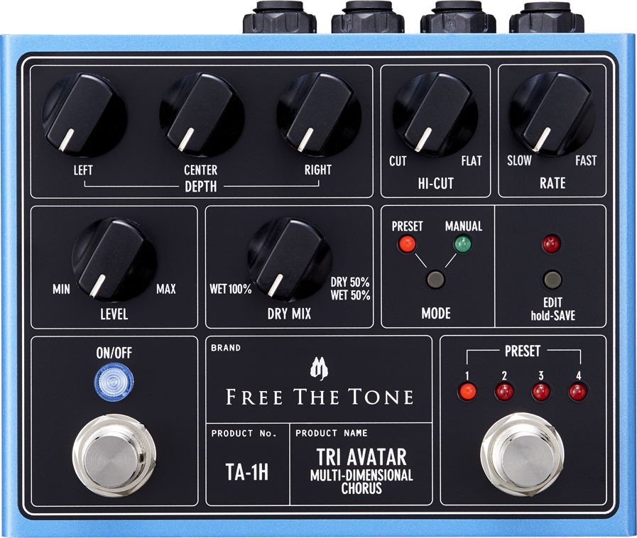 Free The Tone Tri Avatar - Modulation/chorus/flanger/phaser en tremolo effect pedaal - Main picture