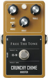 Volume/boost/expression effect pedaal Free the tone Crunchy Chime CC-1B Booster