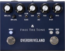 Overdrive/distortion/fuzz effectpedaal Free the tone Overdriveland