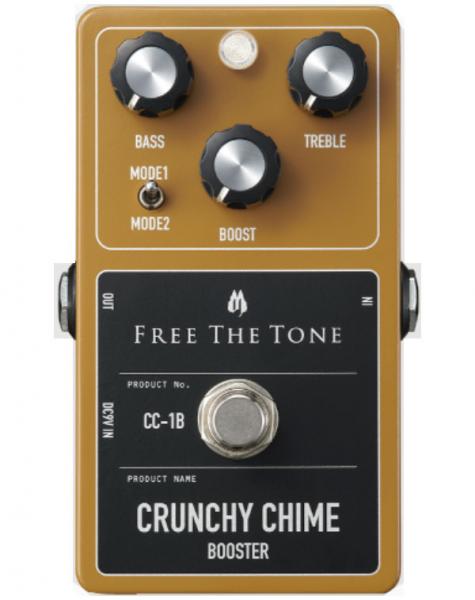 Volume/boost/expression effect pedaal Free the tone Crunchy Chime CC-1B Booster