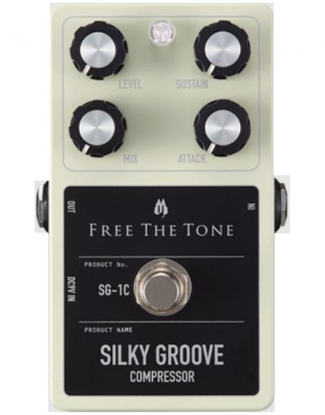 Compressor/sustain/noise gate effect pedaal Free the tone Silky Groove SG-1C Compressor