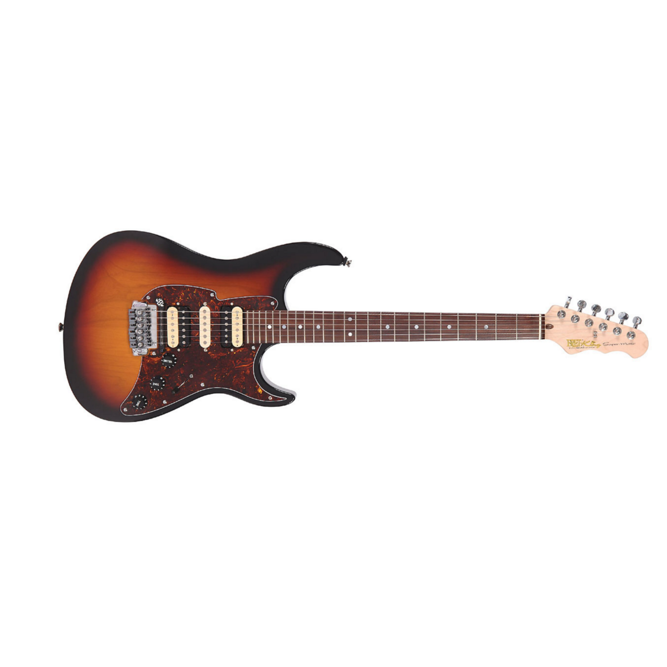 Fret King Super Matic Hsh Rw Original Classic Burst - Sunburst - Elektrische gitaar in Str-vorm - Main picture
