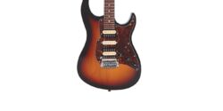 Elektrische gitaar in str-vorm Fret king Super-Matic HSH (RW) - Sunburst